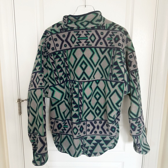 Patagonia | Lightweight Synchilla Aztec Snap-T Fleece Pullover Size L - Picture 4 of 4